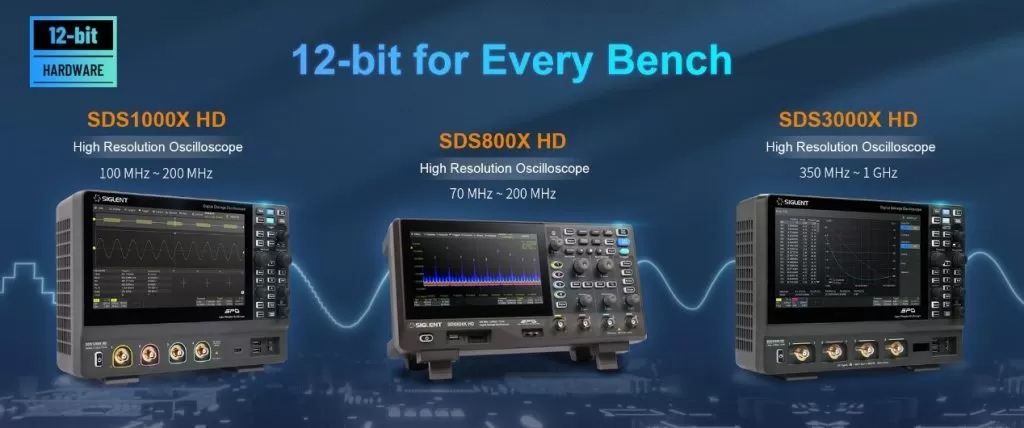 Siglent introduces 12-bit oscilloscopes to tackle signal fidelity challenges in every laboratory